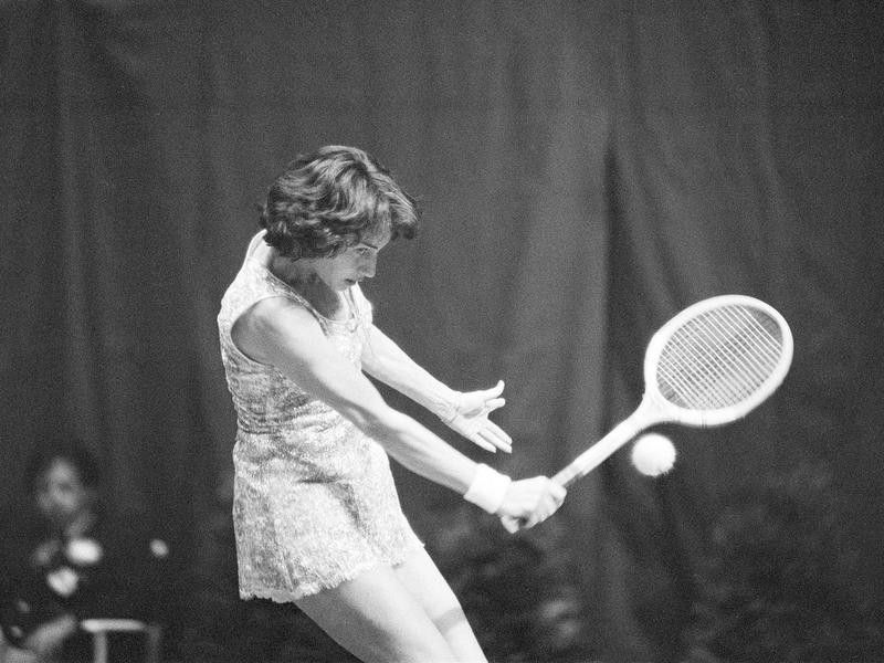 Tennis player Virginia Wade