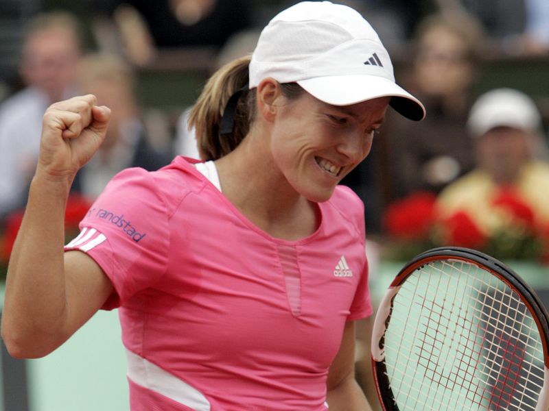 Tennis star Justine Henin