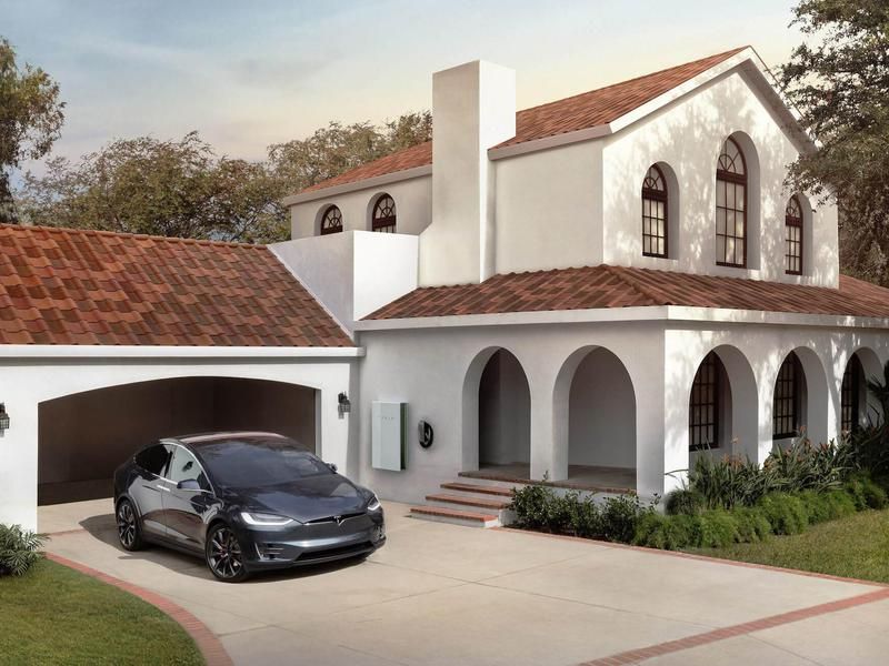 Tesla solar roof picture