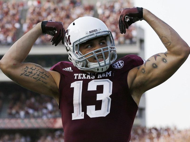 Texas A&M wide receiver Mike Evans