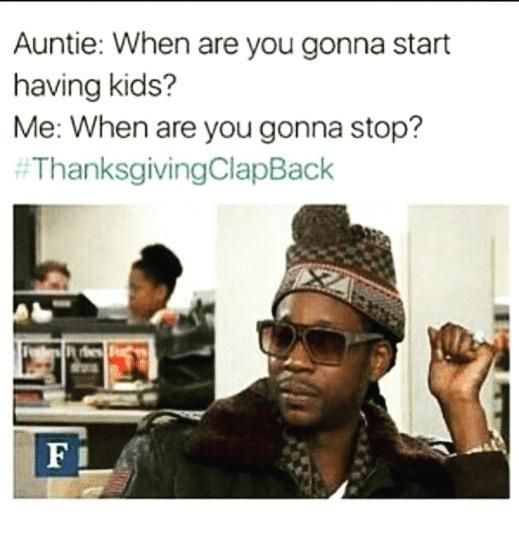 Thanksgiving Meme for the Millennials