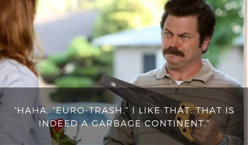 That is indeed a garbage continent.