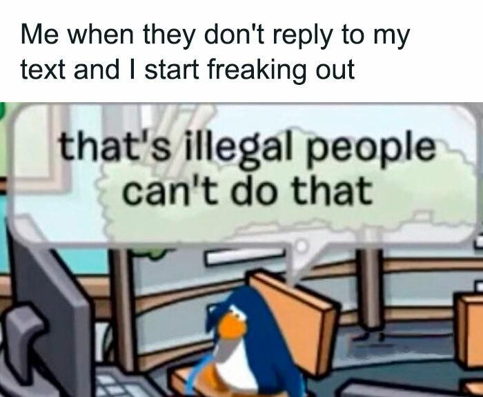 That's illegal people can't do that meme