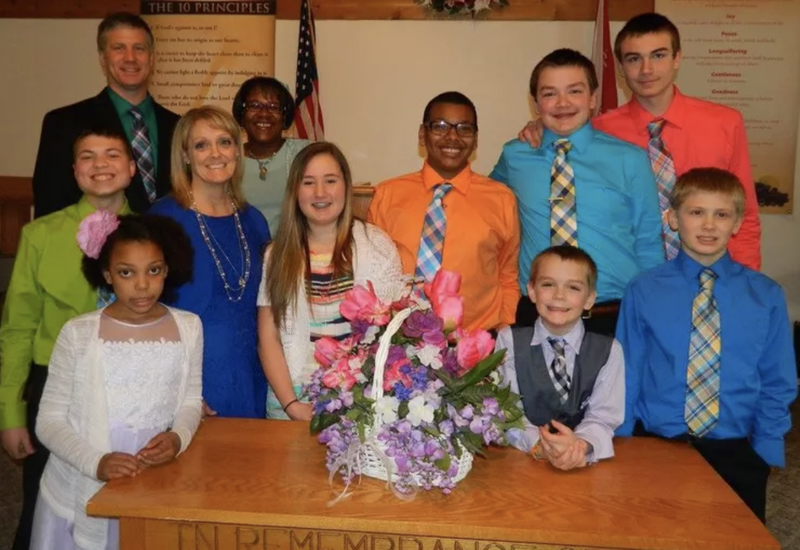The Bell family at Easter