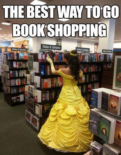 The best way to go book shopping