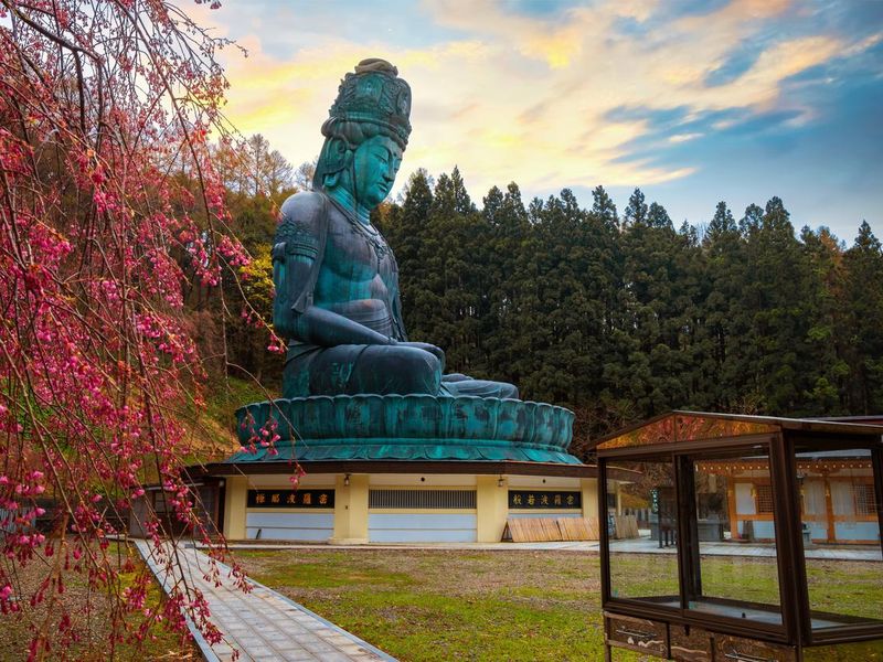 The Big Buddha, Showa Daibutsu at Seiryuji Temple in Aomori, Japan