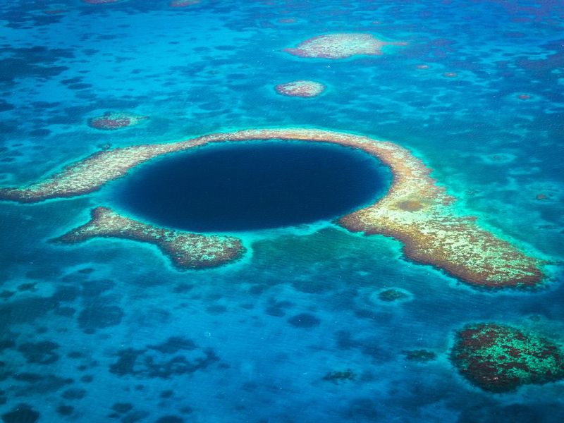 The Blue Hole Reef Belize