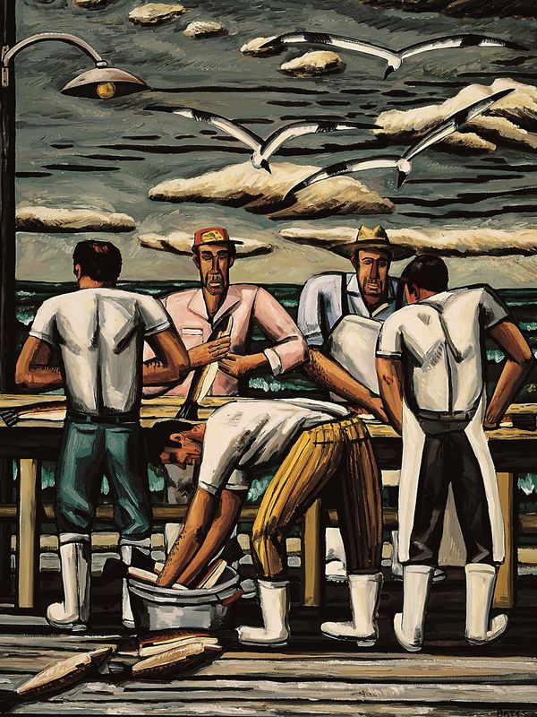 "The Cleaning Table" by David Bates