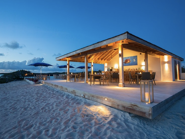The Cove Beach Bar in Turks and Caicos