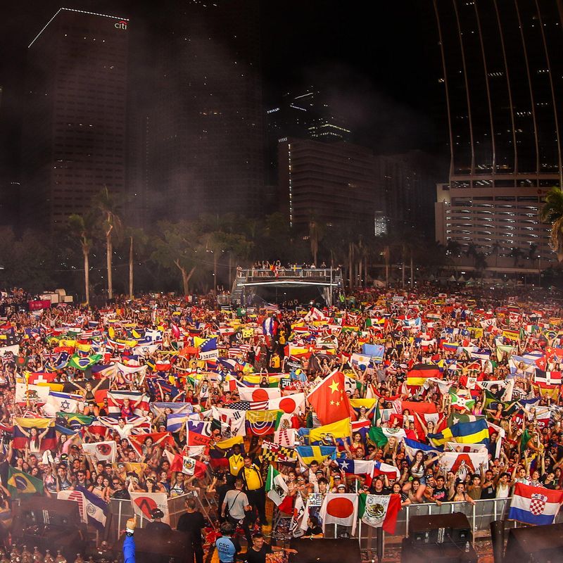 The crowd at Ultra 2022