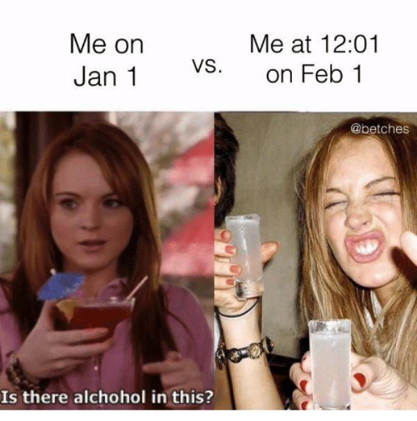 The end of dry January