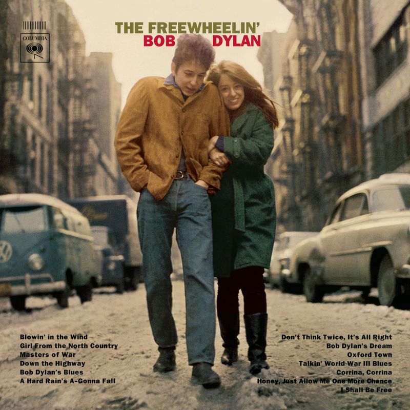 "The Freewheelin' Bob Dylan" album art