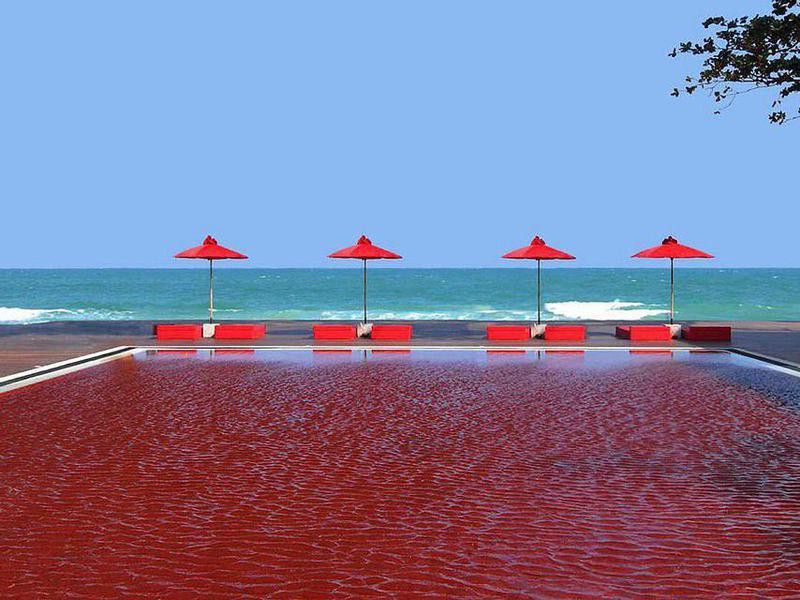 The Library Resort red pool, Koh Samui, Thailand