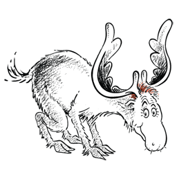 The main character from Thidwick the Moose