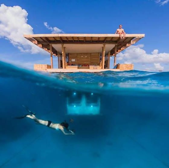 The Manta Resort underwater room