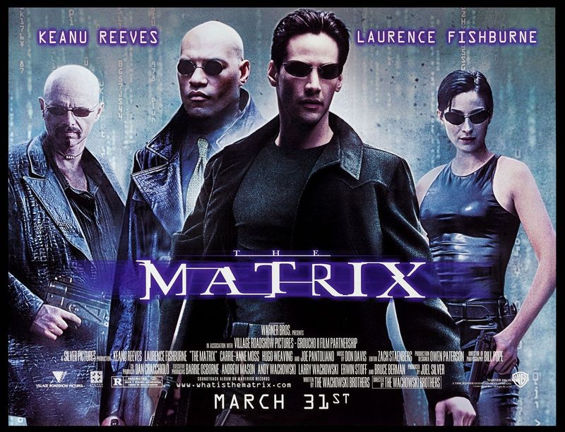 The Matrix Original Movie Subway Poster