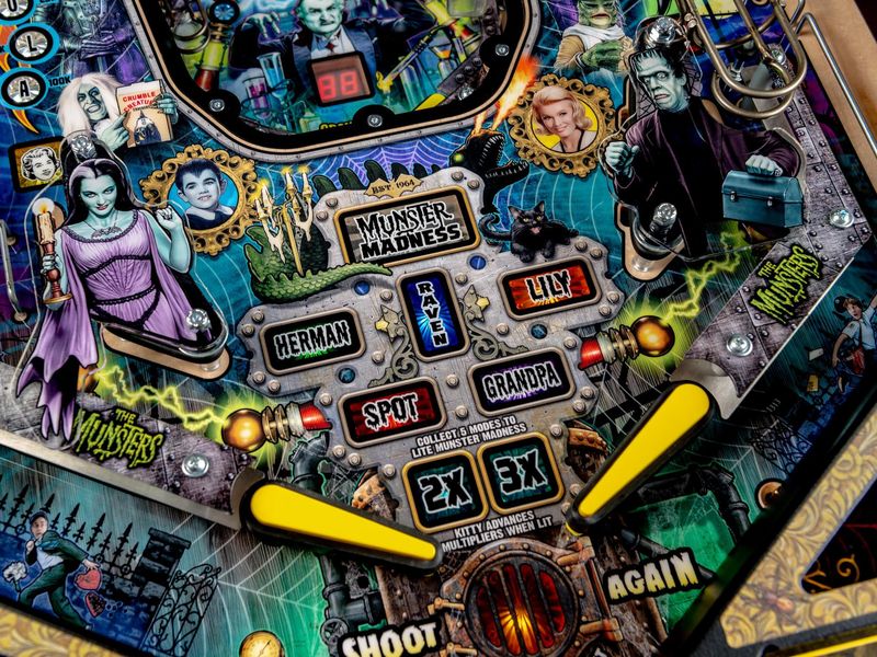The Munsters Limited Edition pinball machine