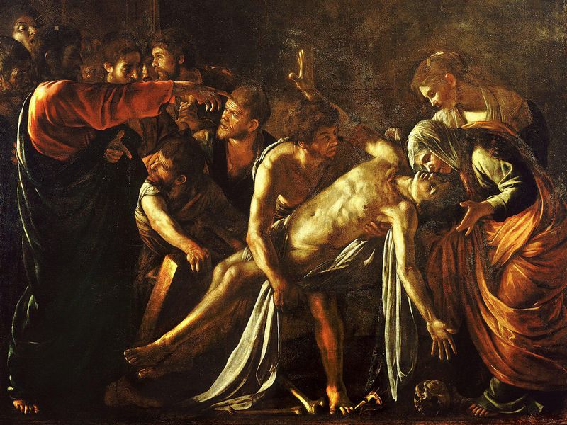 'The Raising of Lazarus' by Caravaggio