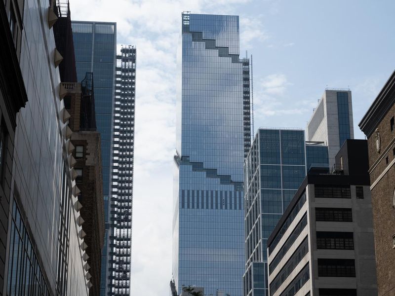 The Spiral Skyscraper in Hudson Yards in New York City