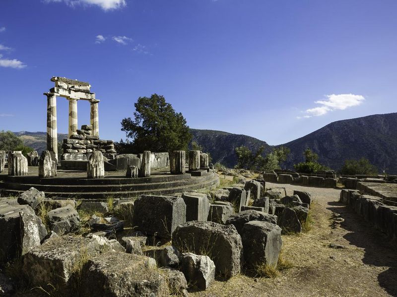 The Tholos, Delphi, Greece