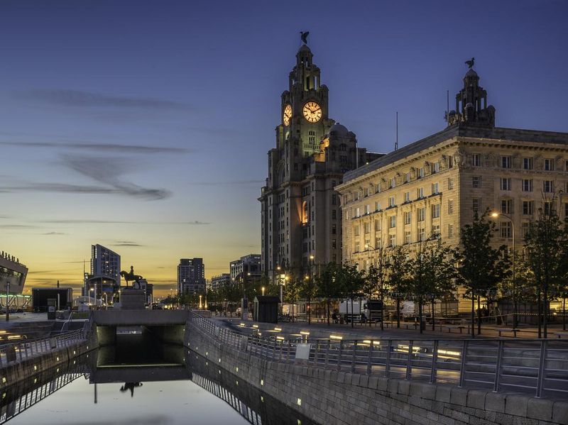 The Three Graces on Liverpools Pier One