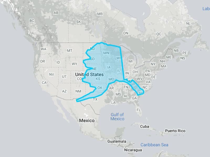 The true size of countries, mapped
