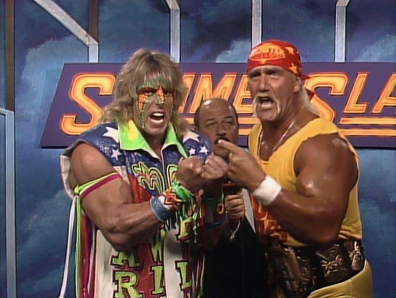 The Ultimate Warrior and Hulk Hogan