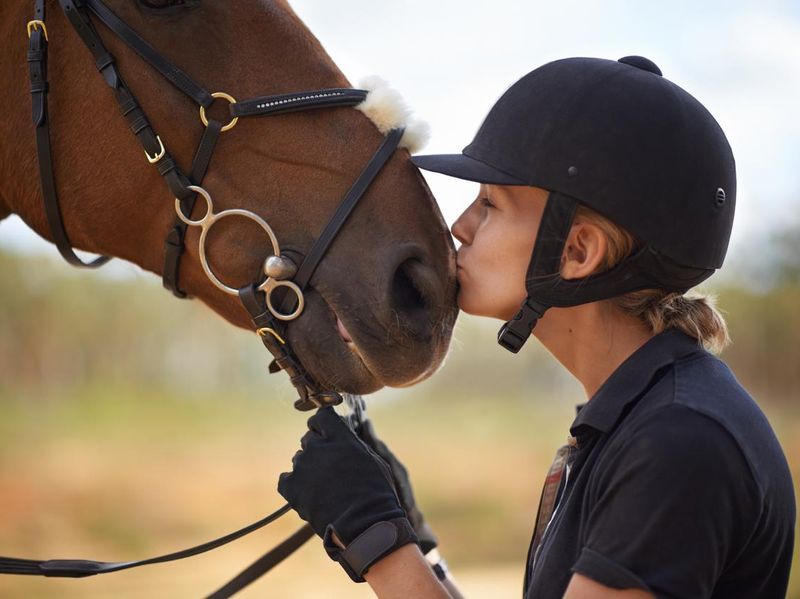 There is a bond between horse and rider