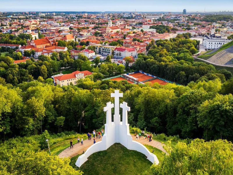 Three Crosses monument, Vilnius, Lithuania