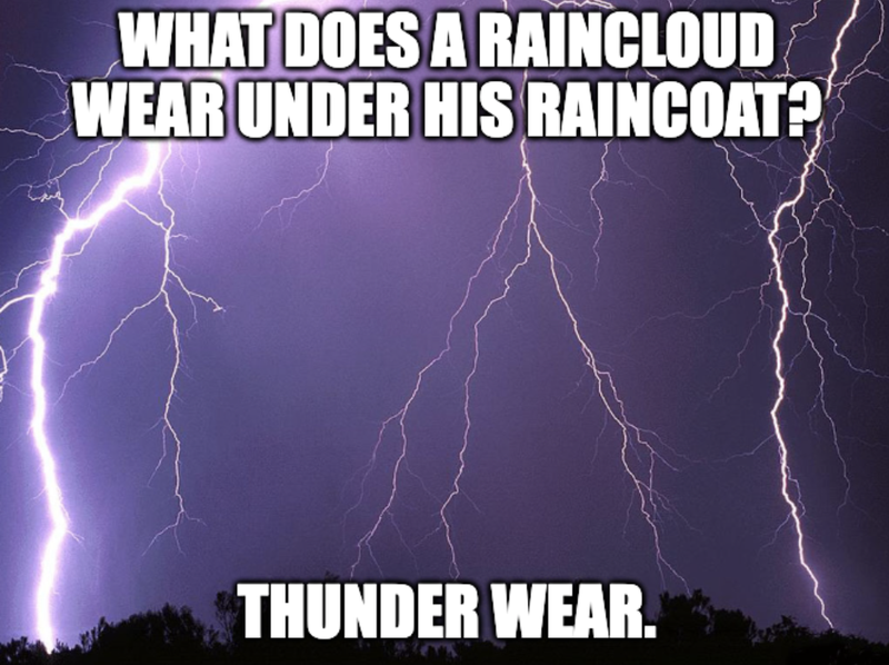 Thunder and lighting joke
