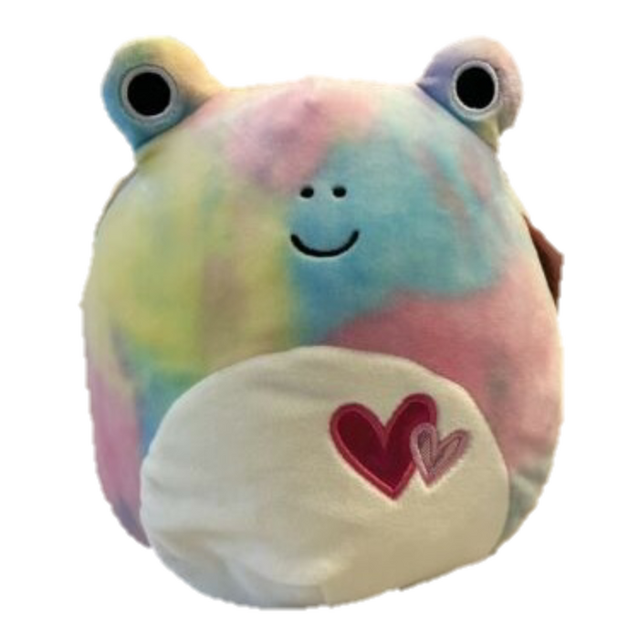 Tie-Dye Valentine's Day Frog Squishmallow