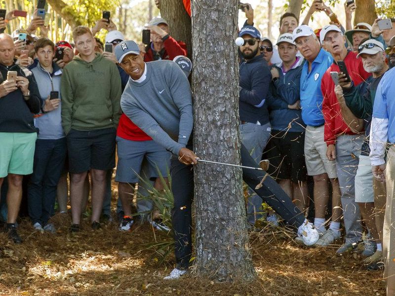 Tiger Woods in 2018