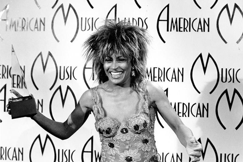 Tina Turner's spiked hair