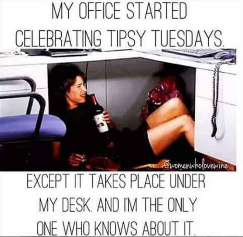 Tipsy Tuesday meme