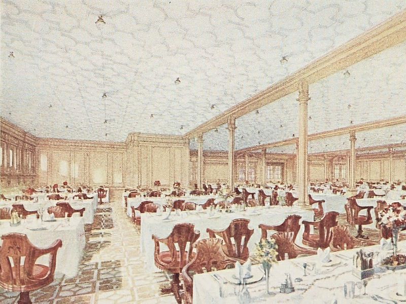 Titanic second-class dining room