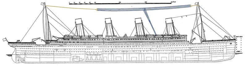 Titanic ship plan