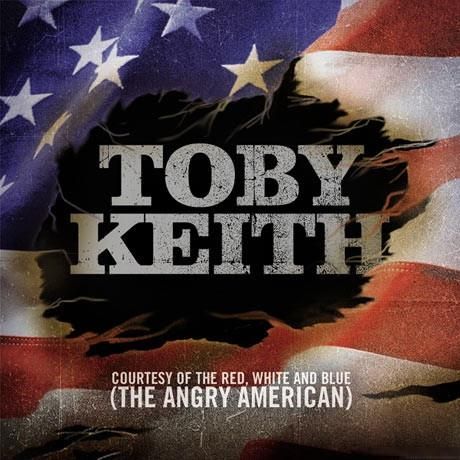 Toby Keith's Courtesy of the Red, White and Blue single cover
