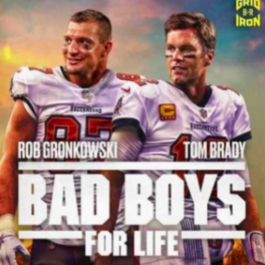 Tom Brady and Rob Gronkowski meme