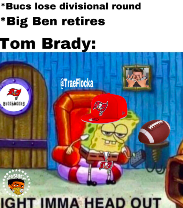 Tom Brady, Big Ben, SpongeBob SquarePants meme