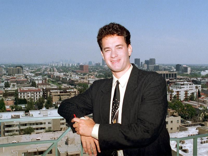 Tom Hanks in Los Angeles in 1988