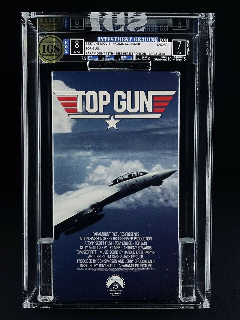 Top Gun rare VHS