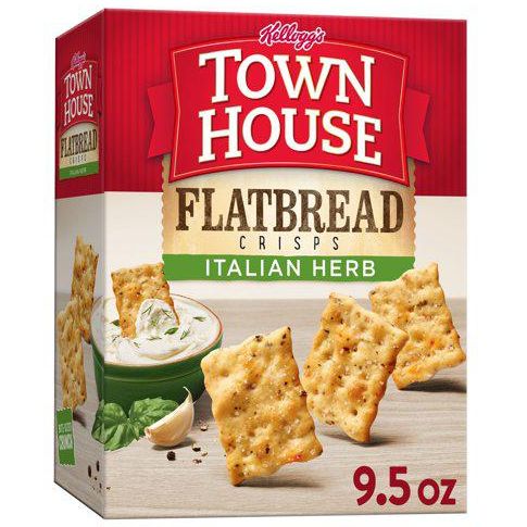 Town House Flatbread Cracker Crisps Italian Herb