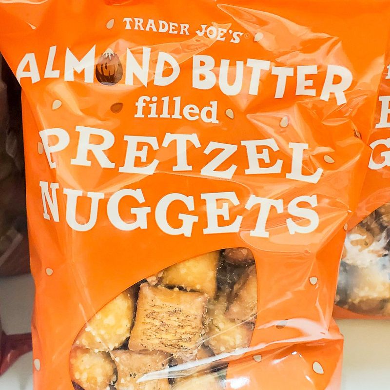 Trader Joe's Almond Butter Filled Pretzel Nuggets