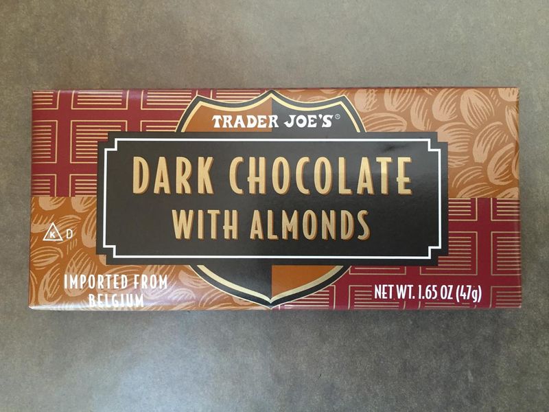 Trader Joe's Dark Chocolate with Almonds Bar