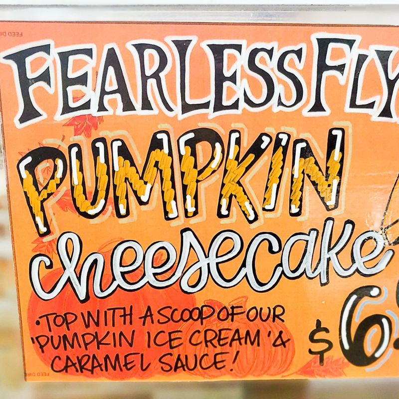 Trader Joe's Fearless Flyer Pumpkin Cheesecake