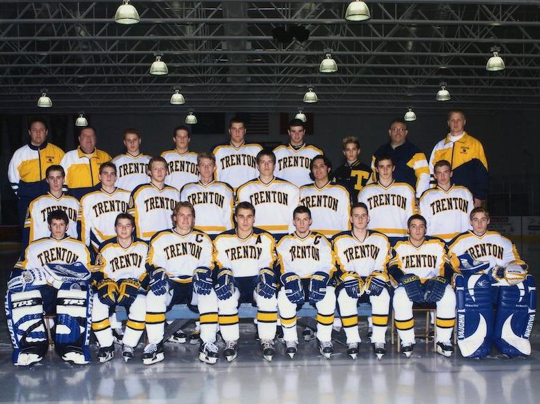 Trenton High School hockey 2003 state championship team