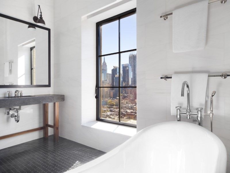 Trevor Noah's bathtub in Manhattan