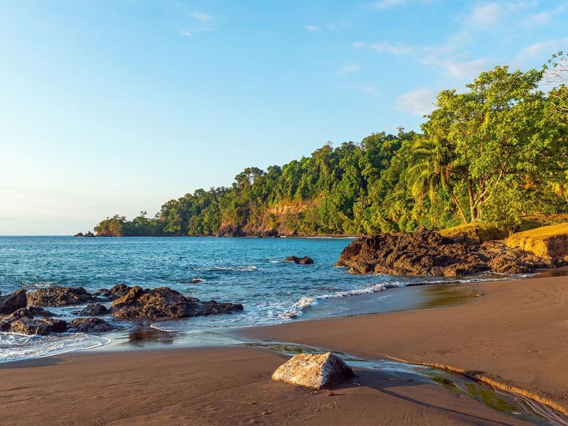 Tropical Rainforest Beach, Corcovado, Costa Rica