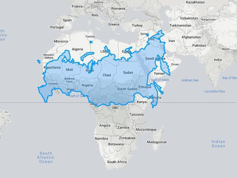 True size of Russia size compared to Africa