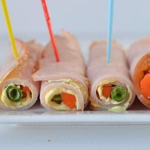 Turkey and Carrot Roll Ups